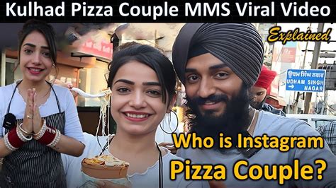 Kulhad pizza viral video real sex video .